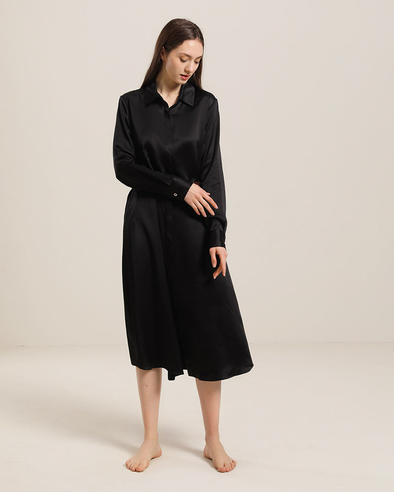 22 Momme Silk Outwear Dress