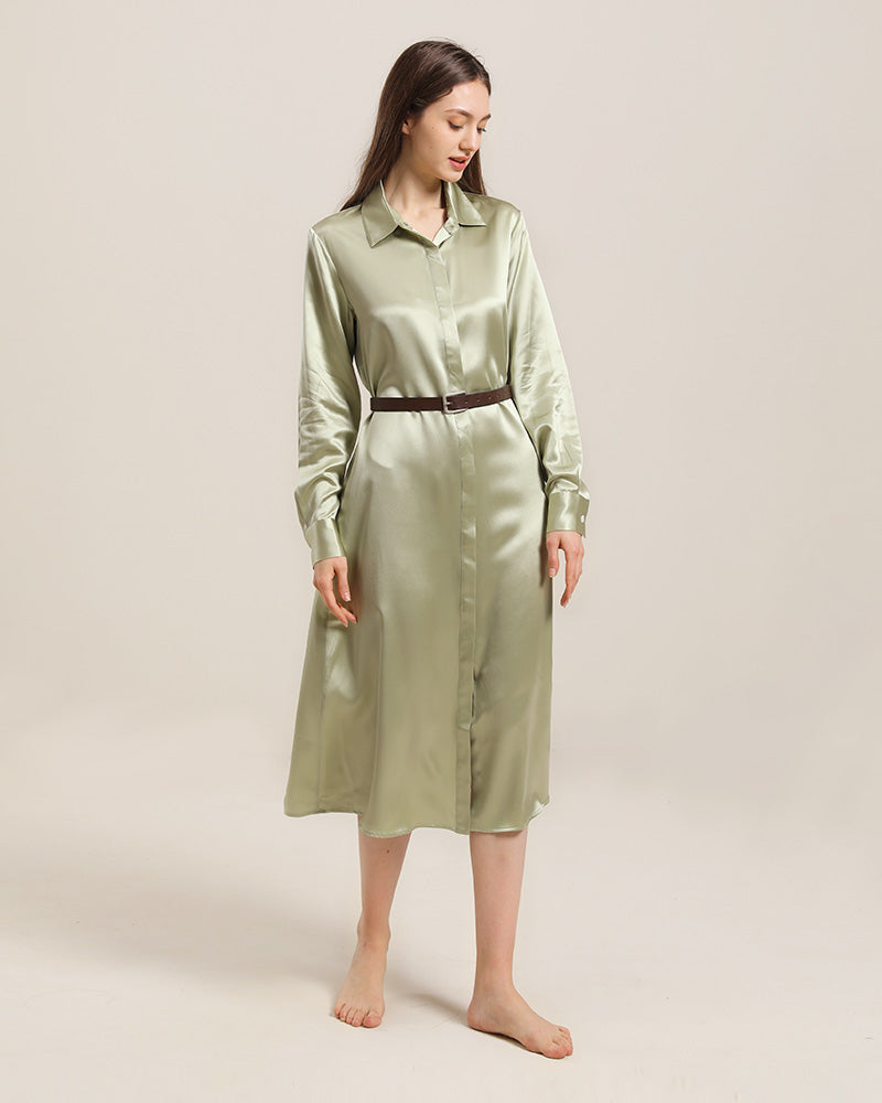 22 Momme Silk Outwear Dress