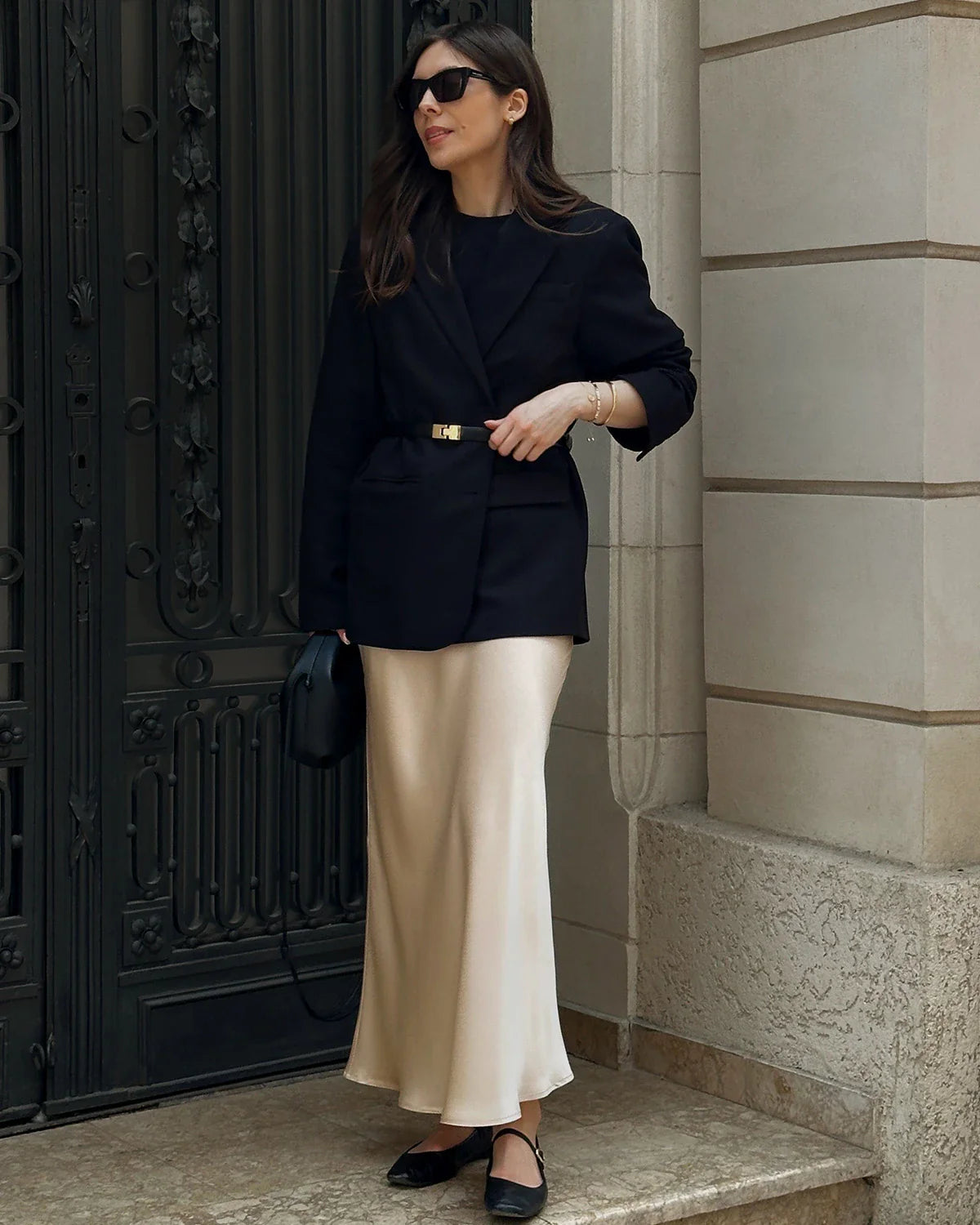 22 Momme Silk Maxi Skirt